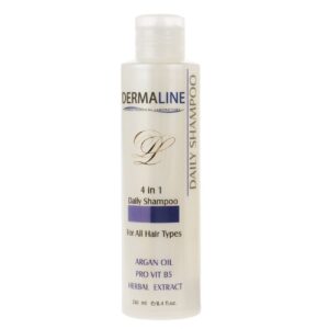 Dermaline Daily Care Shampoo 4 in 1 Model Gentle Cleanse for Healthy & Soft Hair