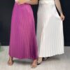 Elegant Satin Pleated Skirt in Multiple Colors – Stylish and Versatile for Any Occasion