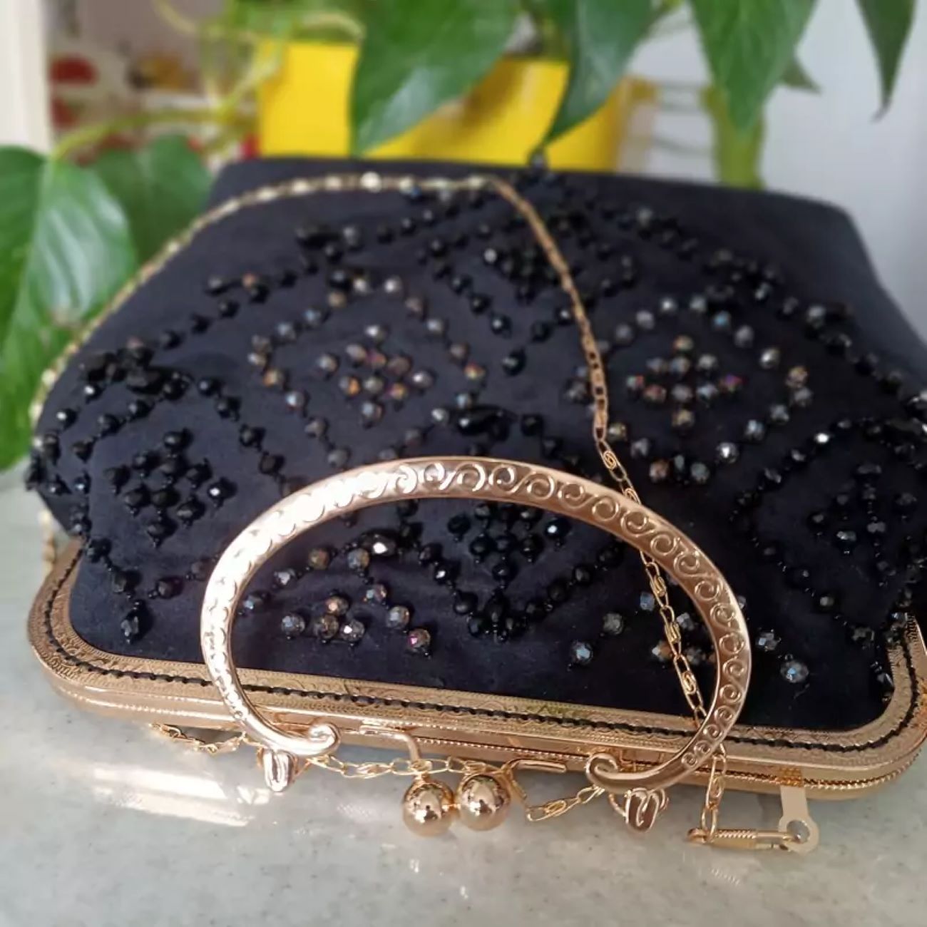 Hand Bead Embroidered Bag in Beauiful and Elegant Design