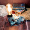 Blue Elephant-Shaped Artistic Desk Lamp – Creative Workspace Lighting