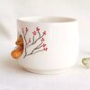 Fantasy Ceramic Mug Fox Model Charming Drinkware for Animal Lovers