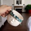 Fantasy Couple Ceramic Mug Set – Elegant Pair Featuring Headband and Earring Details