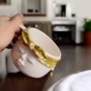 Fantasy Couple Ceramic Mug Set – Elegant Pair Featuring Headband and Earring Details