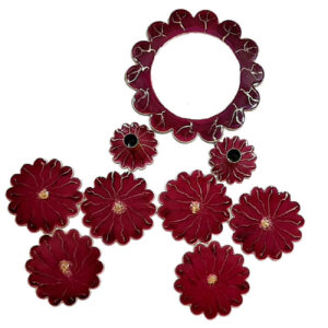Haft Seen Set – Perfect for Celebrating Nowruz Persian New Year with Flower Design