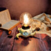 Handcrafted Ceramic Turtle Table Lamp – Artistic Sculptural Decor