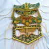 Handcrafted Decorative Mask with Intricate Embroidery 4 Different Designs in 1 pack