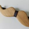 Handcrafted Wooden Bow Tie – Mustache Design, Stylish and Sporty Bow Tie for Boys