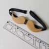 Handcrafted Wooden Bow Tie – Mustache Design, Stylish and Sporty Bow Tie for Boys