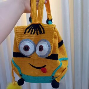 Handmade Crochet Bag Minion Design for Kids – Cute, Fun, and Unique Accessory