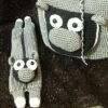 Handmade Knitted Minion Backpack - Kids' Bag & Pencil Case Set