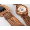 Handmade Wooden Desk Clock - Modern Wristwatch Silhouette