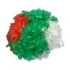 Iranian Fan Wig in the Colors of Iran's Flag for the Soccer Team