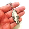Keychain Car Model Perfect for Collector with Paykan Design in White