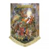Large Velvet Flag Painting of Imam Reza (A.S.) and the Deer – Symbol of Faith and Reverence