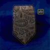 Men's Tie Set with Pocket Square, Cufflinks, and Socks with Paisley Design in Gray