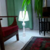 Accent Night Light Table Lamp , Beige Night Lighting for Bedroom Reading & etc