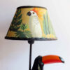 Novelty Table Lamp – Handmade Tucan Design with Fabric Shade for a Cozy Ambience