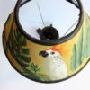 Novelty Table Lamp – Handmade Tucan Design with Fabric Shade for a Cozy Ambience
