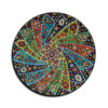 Persian-Inspired Wooden Coasters 6-Pack – Floral Artistry Blends Tradition with Style