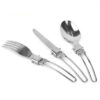 Portable Travel Cutlery Set - Compact Perfect for All Your Adventures