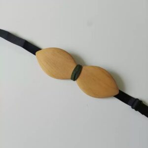 Premium Wooden Bow Tie – Handcrafted Mustache Design, Unique & Stylish Accessory for Men and Boys