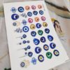 Protective Evil Eye Nail Stickers Stylish & Empowering Designs for Your Nails