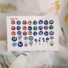 Protective Evil Eye Nail Stickers Stylish & Empowering Designs for Your Nails