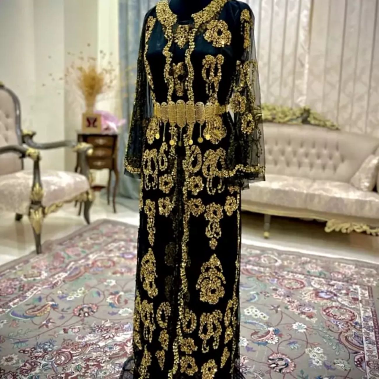dress kurdish Elegant White Wedding with 3D Floral Embroidery Adult sizes are XS Traditional Persian Kurdish Dress, Sorane