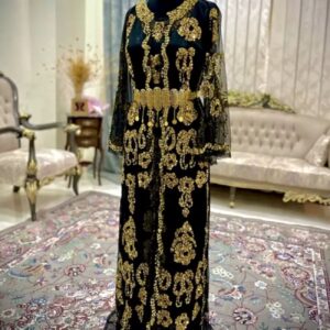 Radiant Kurdish Dress with Jewelry Embroidery – Timeless Blend of Tradition and Glamour