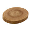 Handmade Rustic Wooden Coasters 6-Pack – Natural Plane Wood for Home Decor