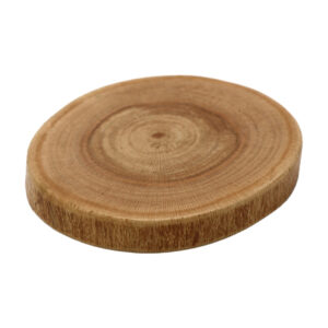 Handmade Rustic Wooden Coasters 6-Pack – Natural Plane Wood for Home Decor