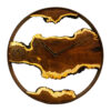 Rustic Wooden Wall Clock - Eco-Friendly Home Decor