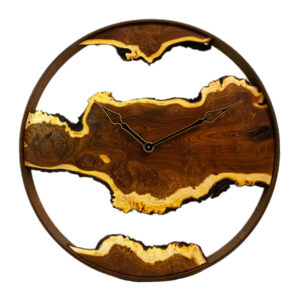 Rustic Wooden Wall Clock – Eco-Friendly Home Decor