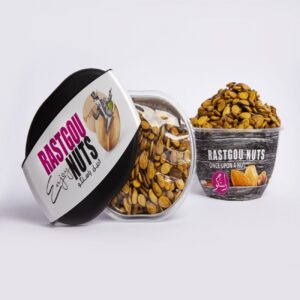 Salted & Roasted Yellow Watermelon Seed Snack Akbar Rastgu Brand – 470gr
