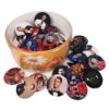 Set of 49 Cristiano Ronaldo Face Pinback Buttons – Perfect for Fans and Collectors