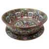 Ceramic Dinnerware Plat & Bowl - Floral & Bird Design, Microwave & Dishwasher Safe