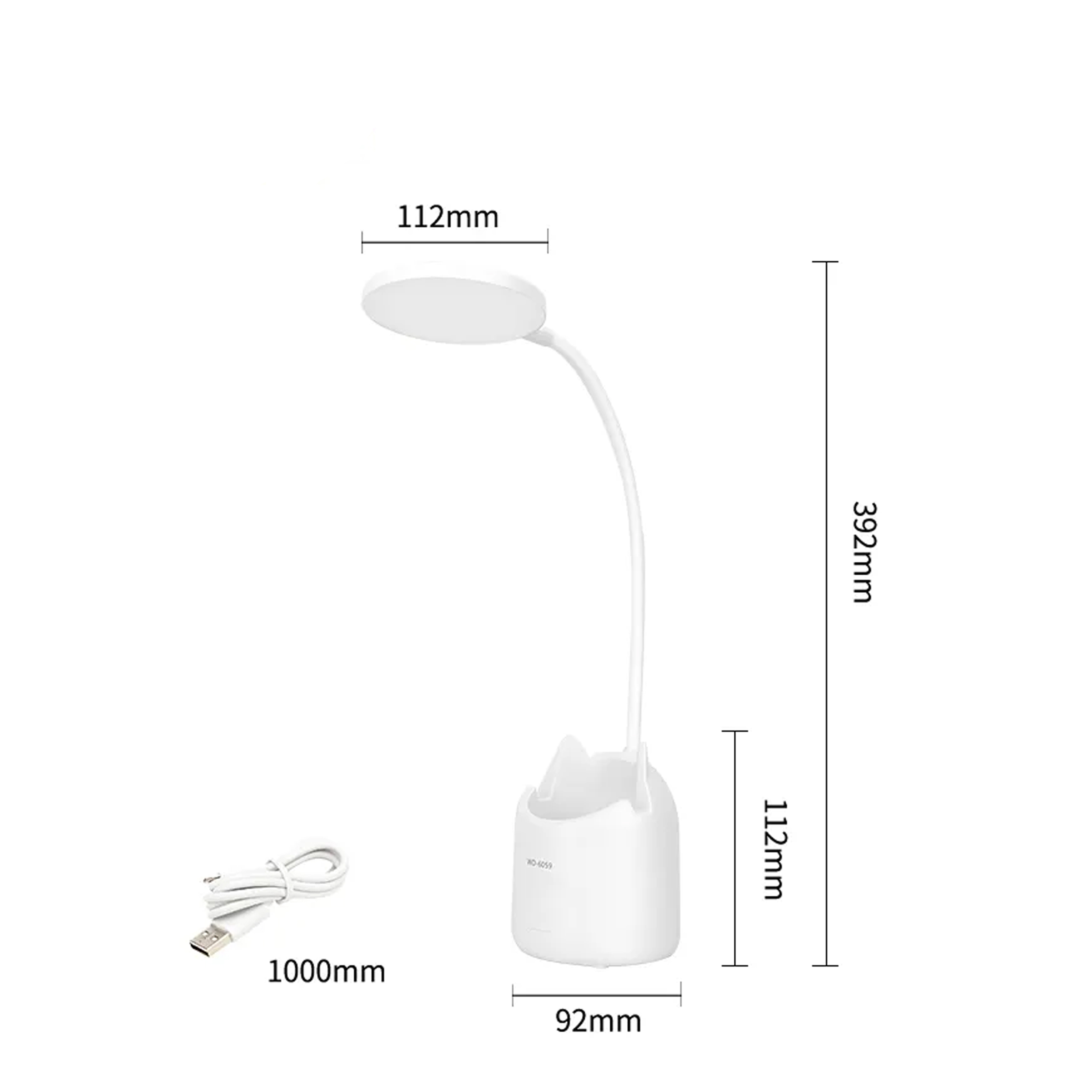 Study Lamp 3 in 1 Desk Lamp, Phone Holder, and Pencil Case – Ideal for Study & Room Decor