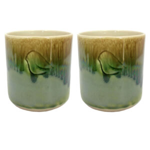 Artistic Ceramic Mug – with Bird Model (Set of 2)