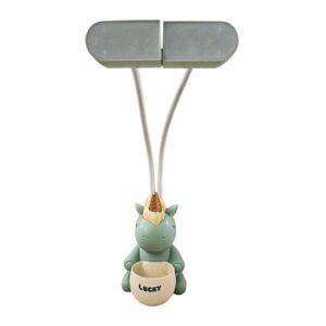 Unicorn Desk Lamp with Built in Organizer – Ideal for Study & Room Decor