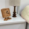 Unique Handcrafted Wooden Desk Clock – Crafted for Style and Function