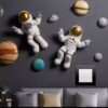 Wall-Mounted Astronaut Statue: A Unique Space-Themed Decor Piece for Your Home or Office