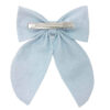 Women's Linen Hair Clip - Bow Floral Design for All Hairstyles