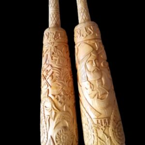 Zoorkhaneh Persian Meel Clubs – 3kg Wooden Fitness Set