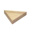 Rustic Triangle Wooden Coasters 6-Pack – Perfect for Hot Items & Cold Drinks