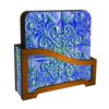 Persian Intricate Floral Wooden Coasters 6-Pack – Square Cultural Charm