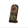 Wooden Desk Clock with Persian Painting Pattern - Designed for a Stylish Desk