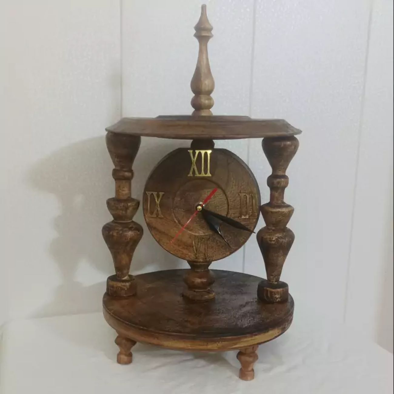 Wooden Desk Clock – A Unique Handcrafted Design for Your Office or Home