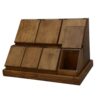 Wooden Spice Storage Rack in 2 Colors – Stylish & Functional Organization for Your Kitchen