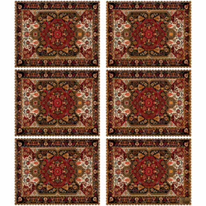 Blooming Beauty Placemat – Floral Elegance for Every Meal (Set of 6)