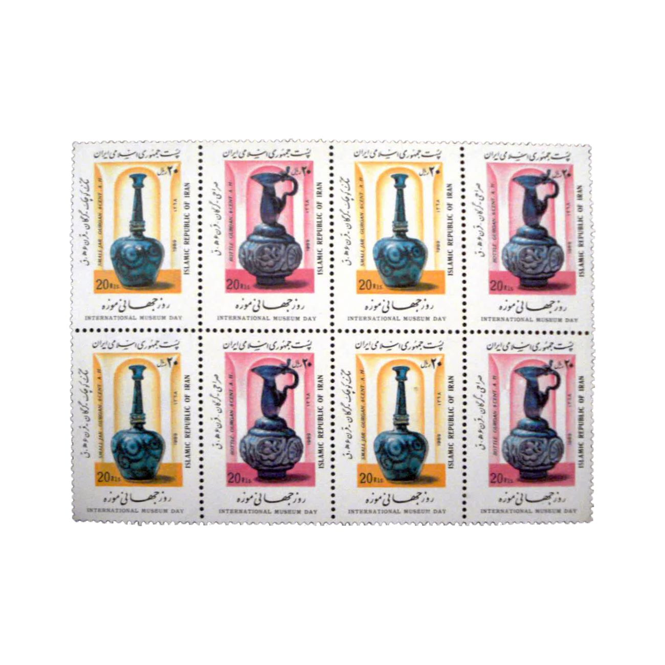 Commemorative stamp model of International Museum Day 8 Pcs